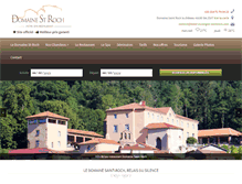 Tablet Screenshot of hotel-auvergne-saintroch.com